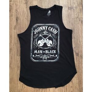 Johnny Cash rockabilly tank XL